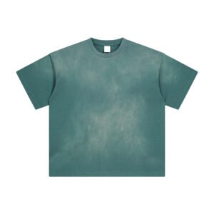 Monkey Washed All-Over Drop Shoulder T-Shirt - 250 GSM